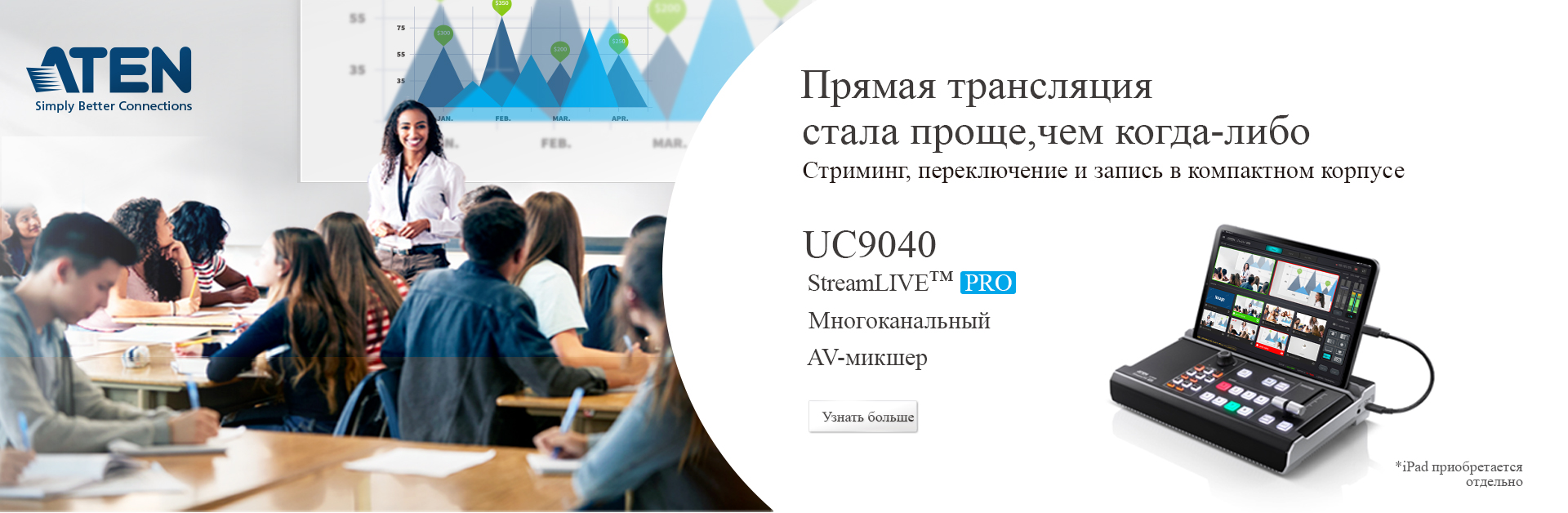 aten баннер UC9040